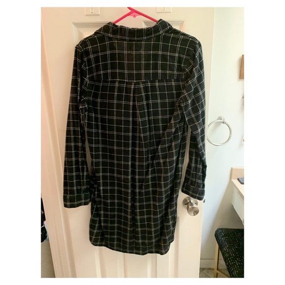 Old Navy Black and White Plaid Dress Size Small - Picture 3 of 3